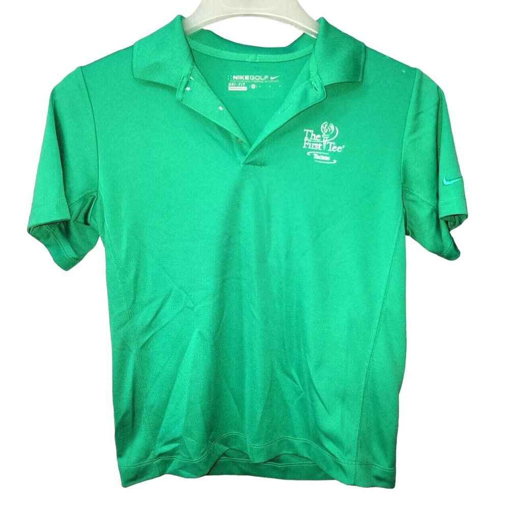 Nike Golf Women's Green Dri-Fit Polo T Shirt The First Tee Tucson Az Size M